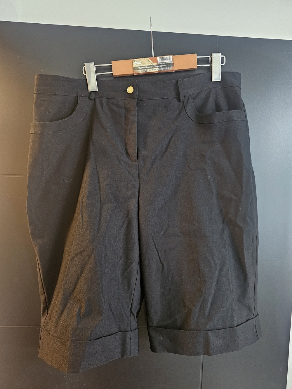 Classic Women's Black Bermuda Shorts